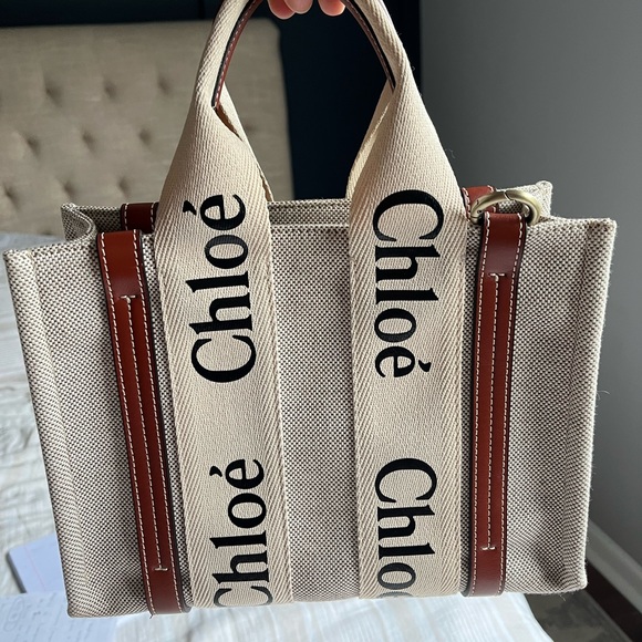 Chloe Handbags - Authentic Chloe Woody Tote Bag